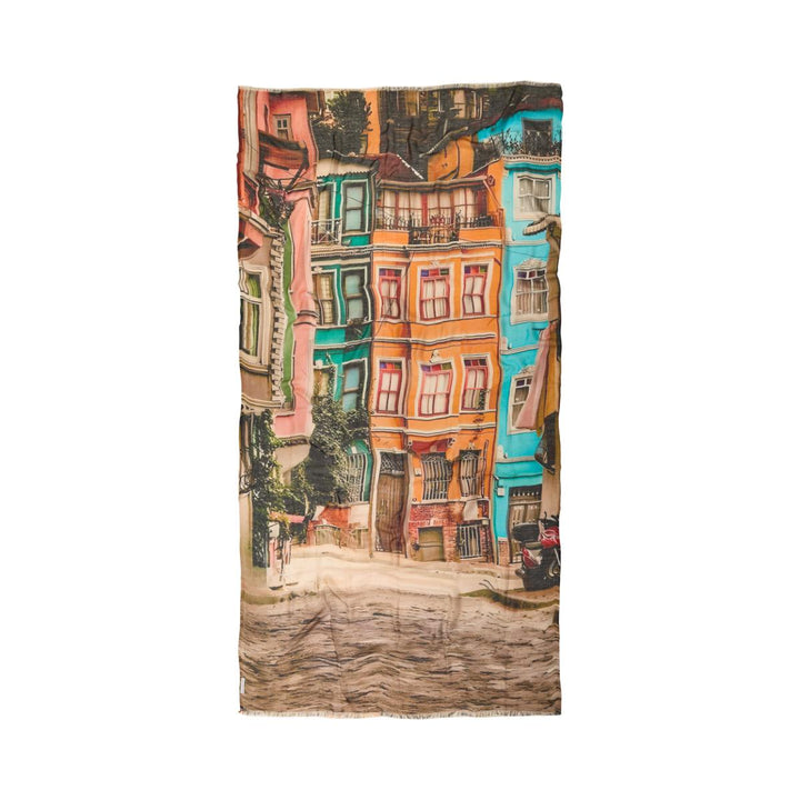 Indulge in the perfect blend of luxury and artistry with our Valencia Spain Luxe Scarf, crafted from an ultra-soft cashmere and modal blend. Available from www.thecollectivenz.com