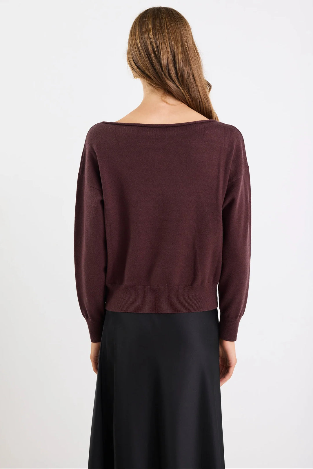 Incentive Chocolate Boatneck Jumper