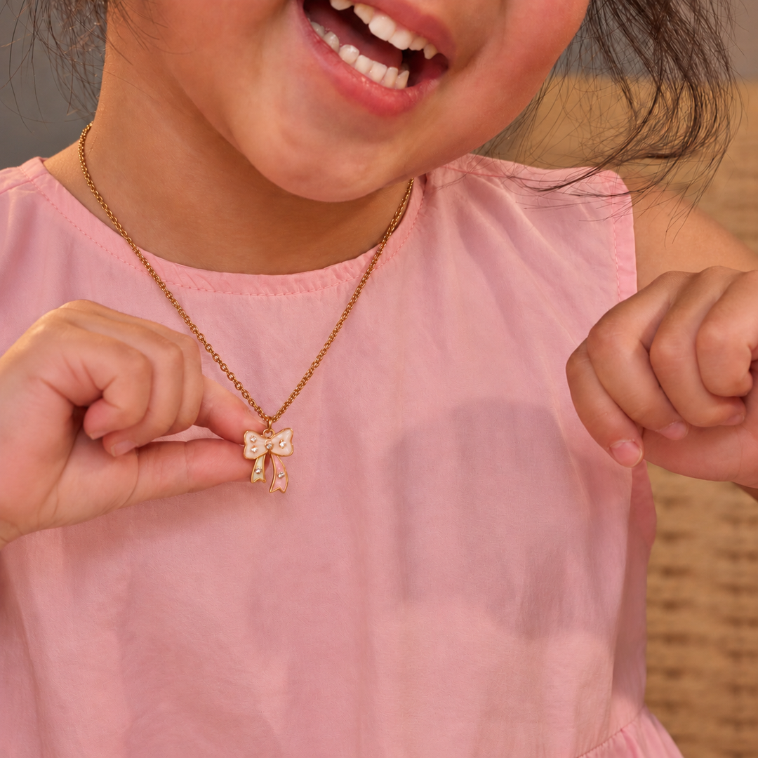 Bow Kids Necklace | Collective Kids