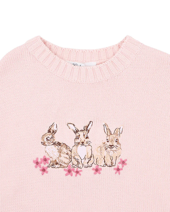 Winnie Emb Bunny Knitted Jumper