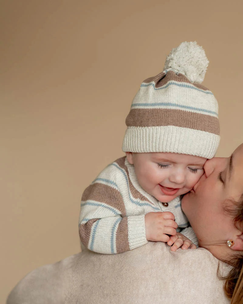Alvin Organic Stripe Knitted Beanie