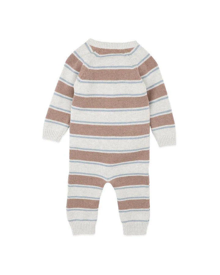 Alvin Stripe Knitted Romper