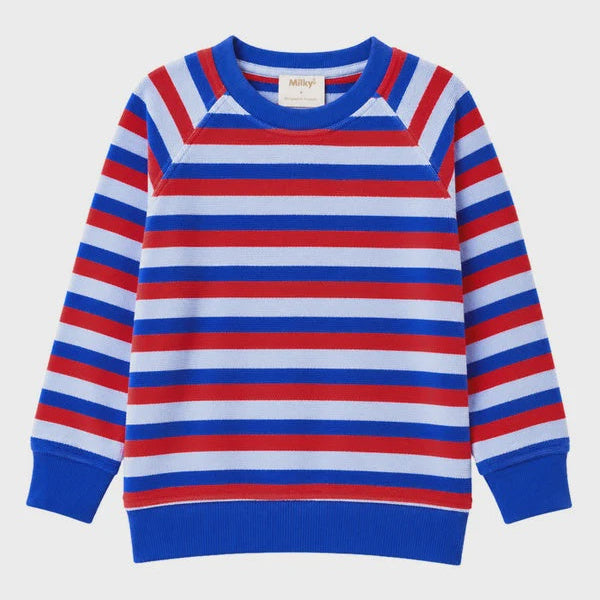Milky League Terry Towelling Sweat