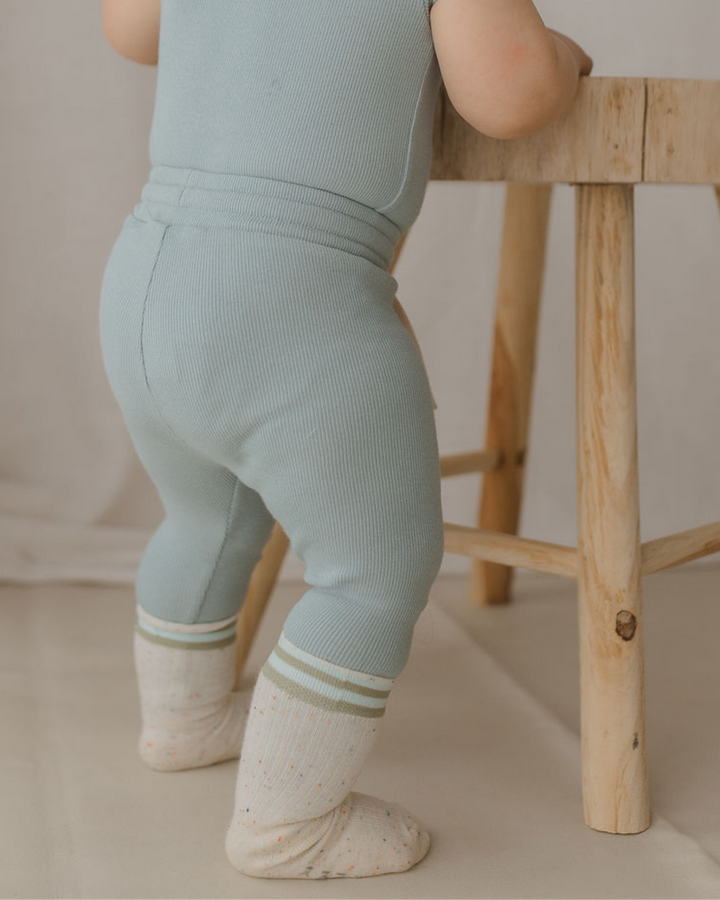 Drawstring Legging -  Marine Blue