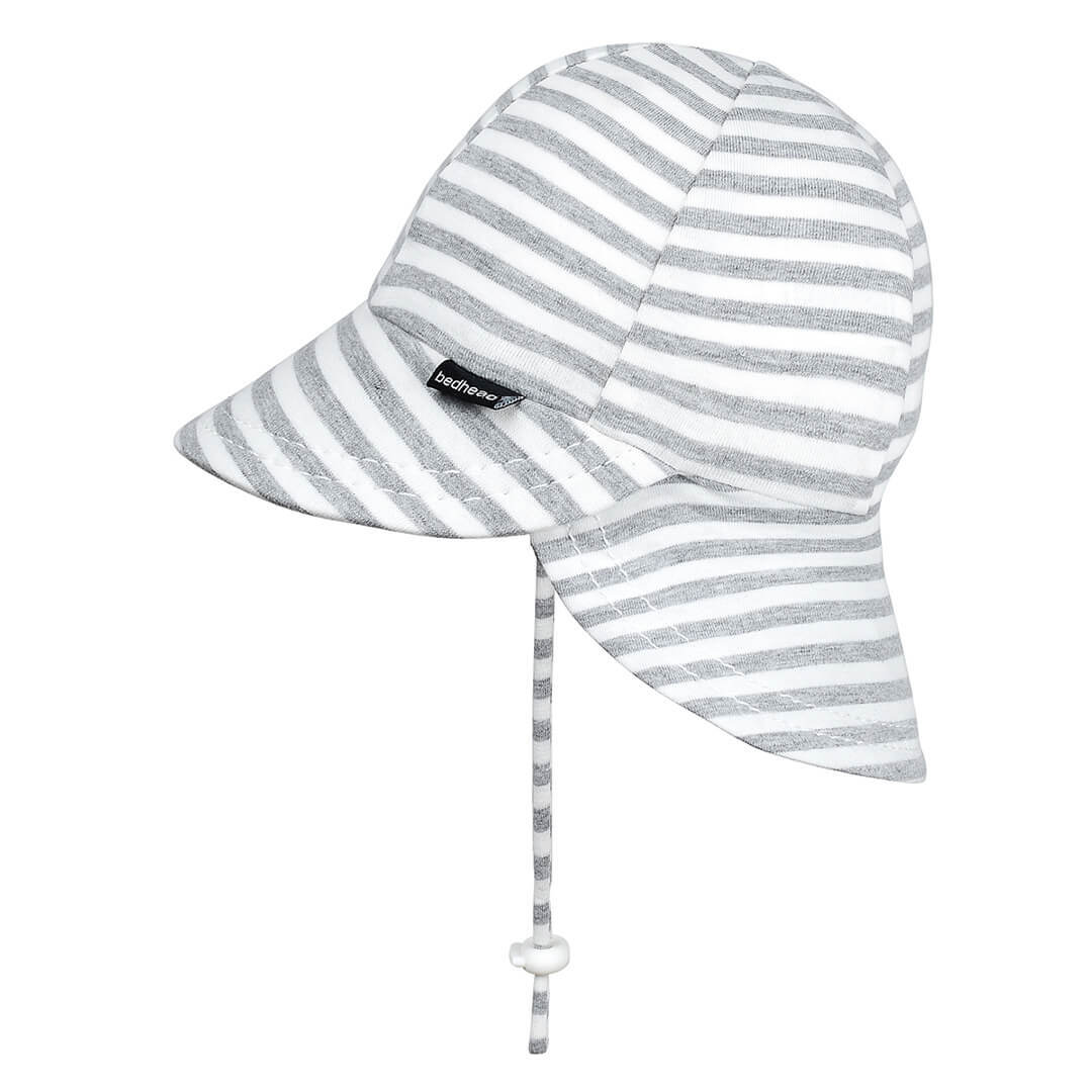 Bedhead Legionnaire Flap Sun Hat - Grey Stripe