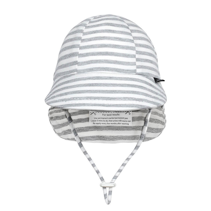 Bedhead Legionnaire Flap Sun Hat - Grey Stripe