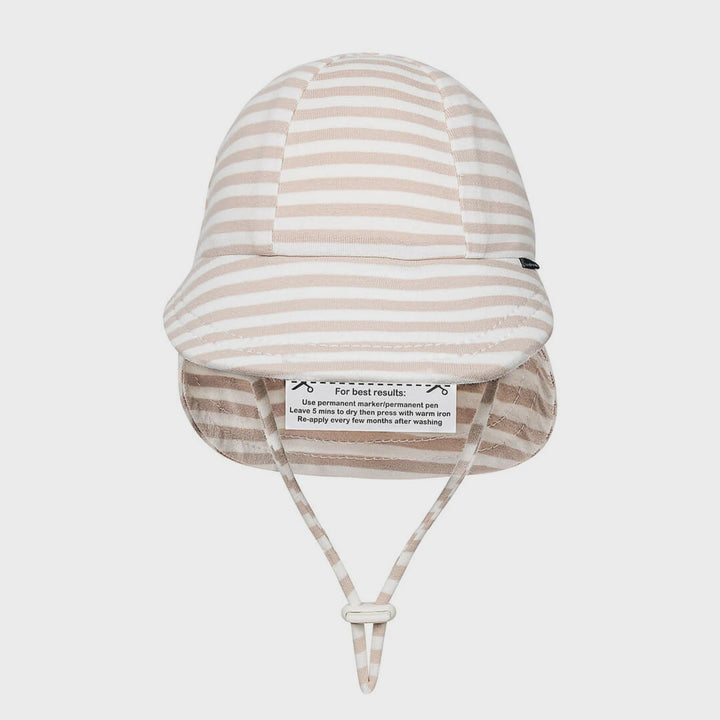 Bedhead Legionnaire Flap Sun Hat - Natural Stripe