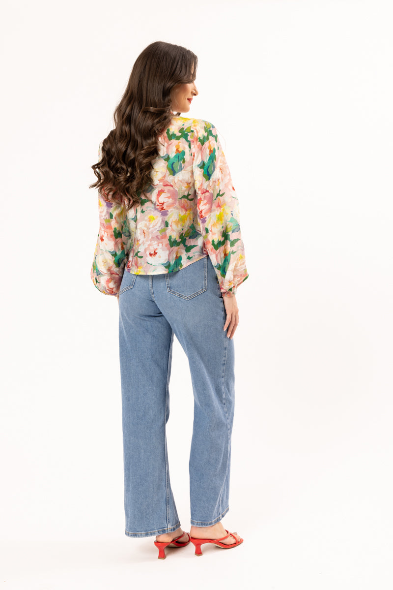 Valentina Blouse - Floral Rhapsody (LL3627-1)