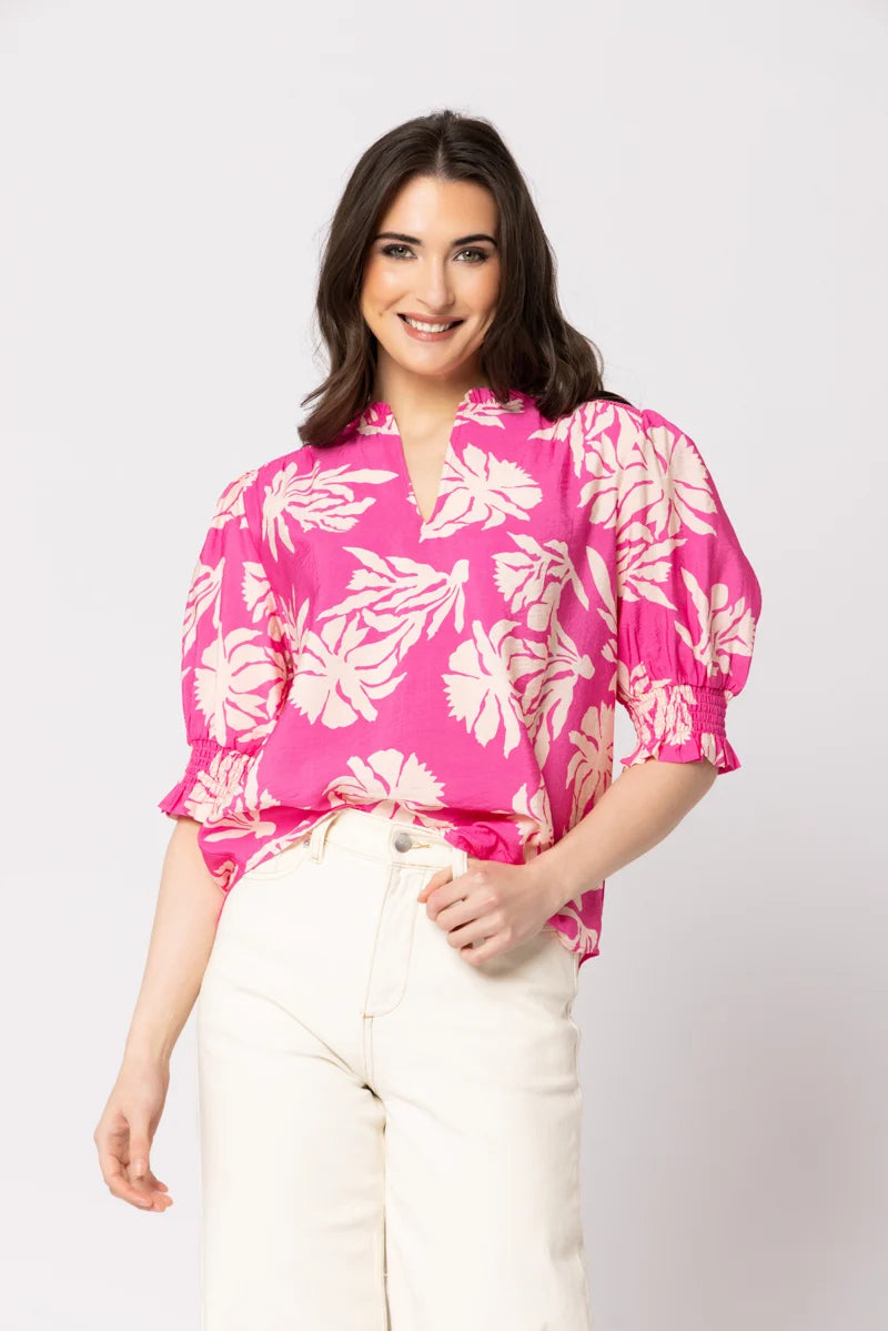 SS Gifted Top Pink Splash | Seeking Lola