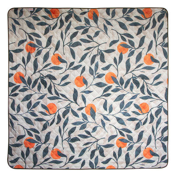 Zazi orange grove messy mat available from www.thecollectivenz.com