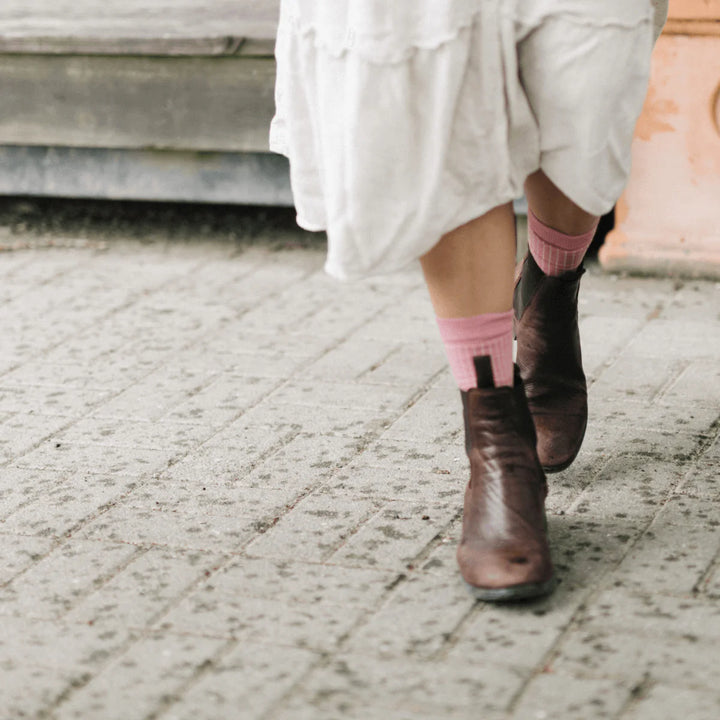 Womens Merino Crew Socks - Vintage