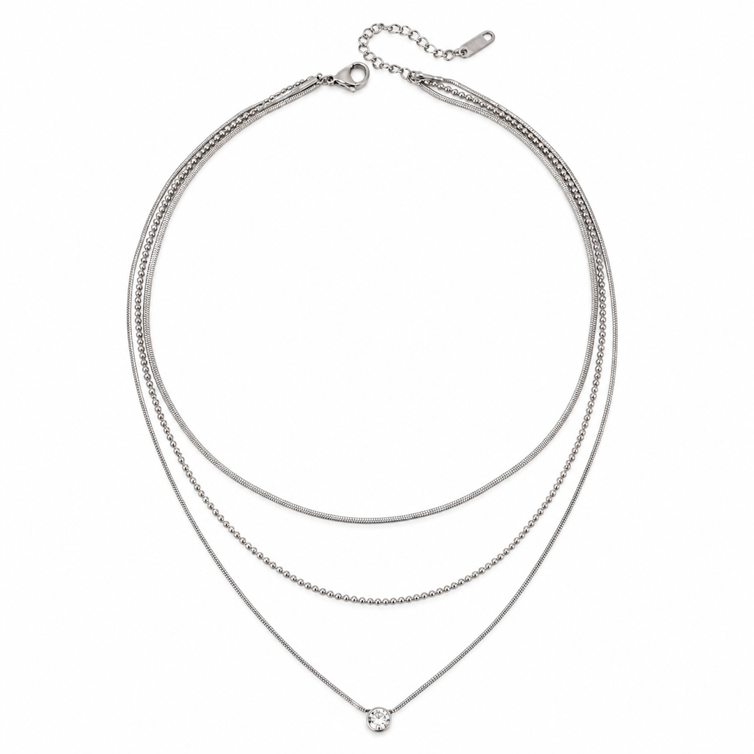 Layered Link Necklace | Chaos & Company (Gold or Silver)
