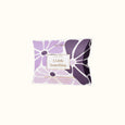 Purple floral soap packaging with 'A Little Something' text on a white background