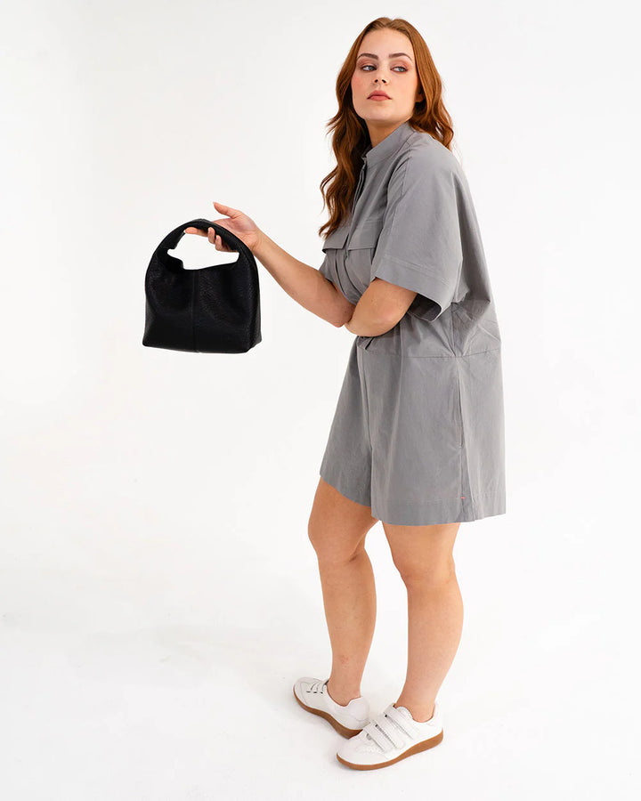 Large Linton Bag - Black Pebble