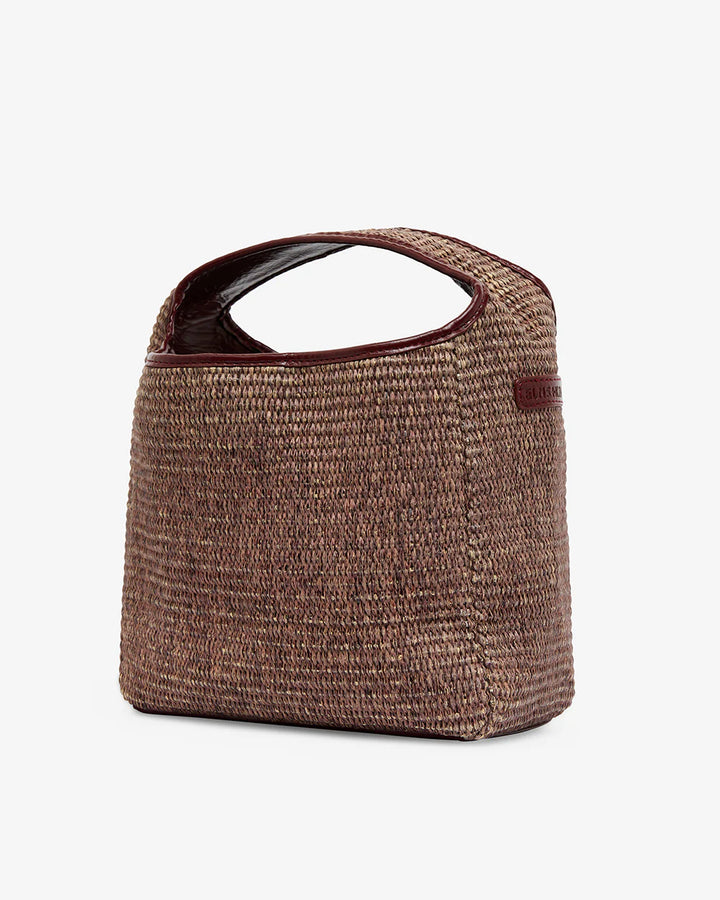 Large Linton Bag - Burgundy / Coco Weave