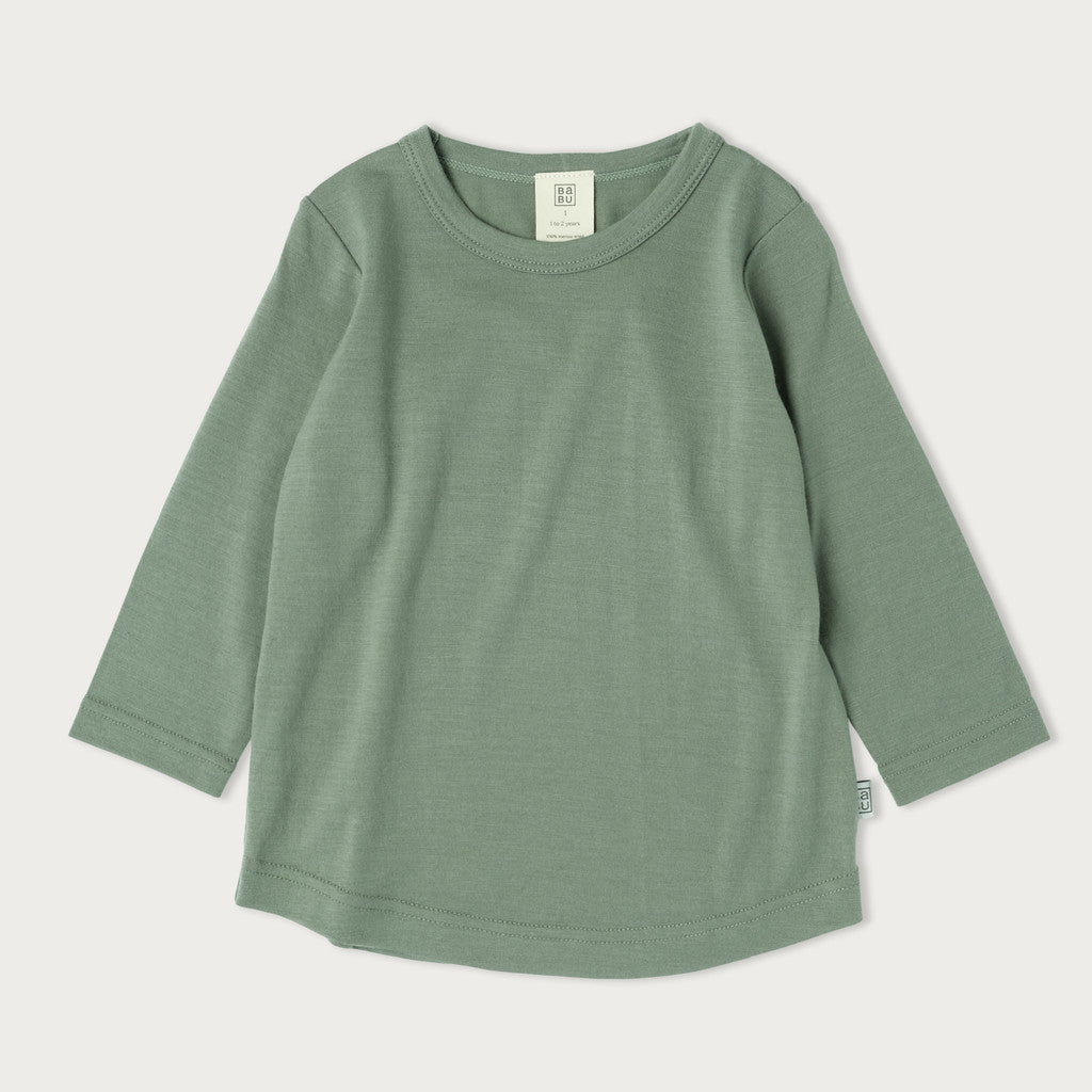 Babu merino tee is a versatile layer designed for toddlers, kids, and school-age children, our Merino Long Sleeve Tee offers both warmth and comfort without compromising on breathability, available from www.thecollectivenz.com
