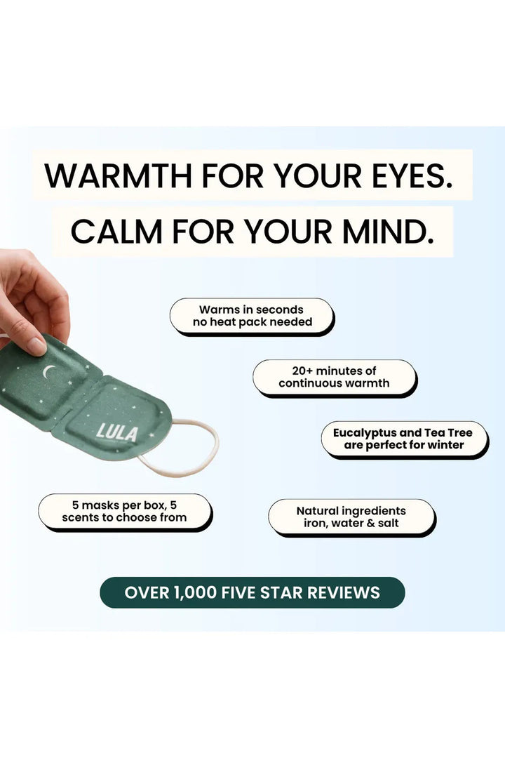 Lula | Eucalyptus Self-Warming Eye Mask