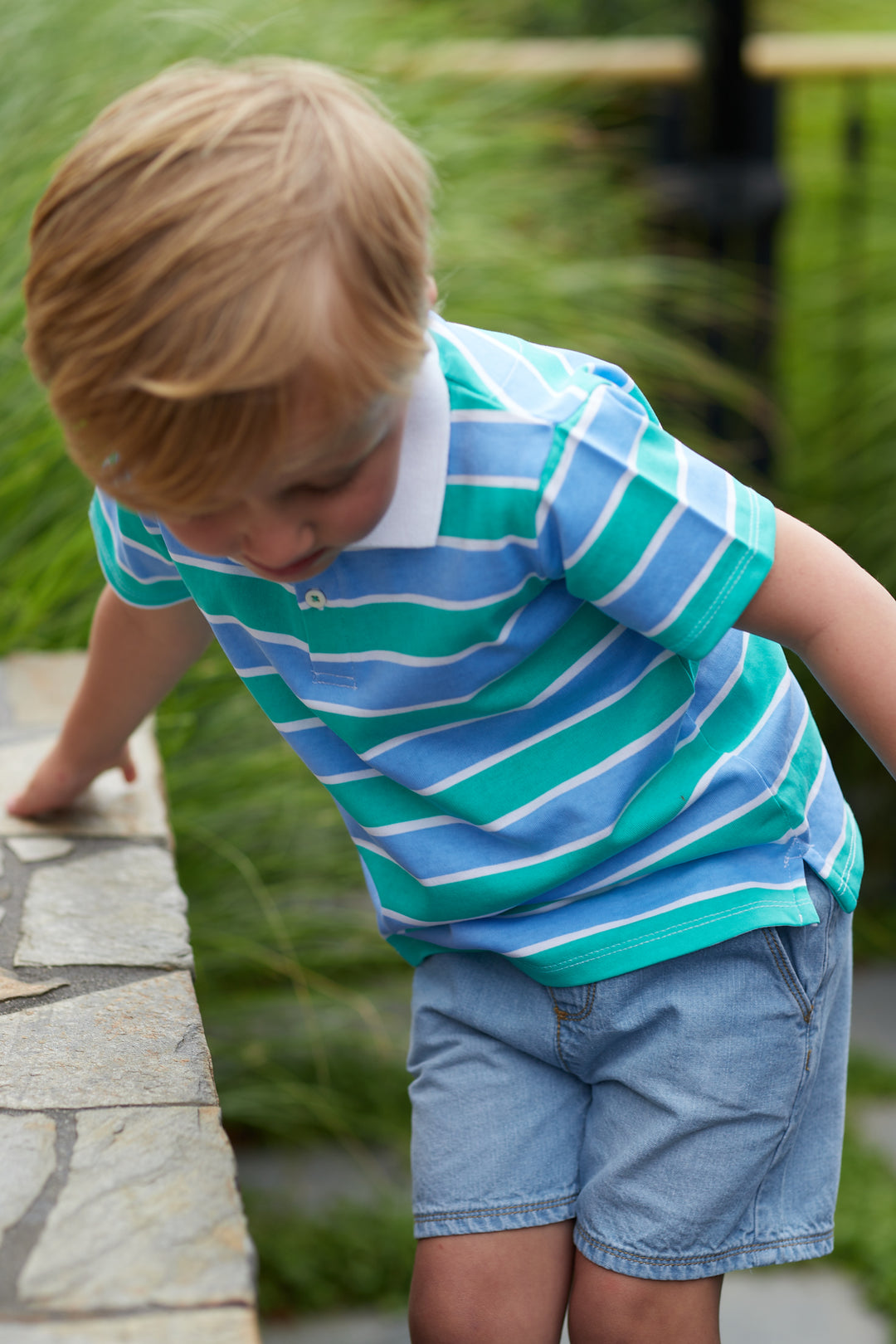 Milky light wash denim shorts available from www.thecollectivenz.com