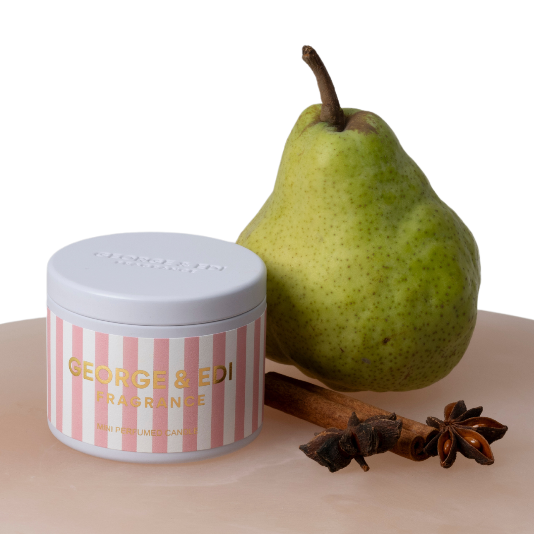 George & Edi mini candle in a tin available from www.thecollectivenz.com