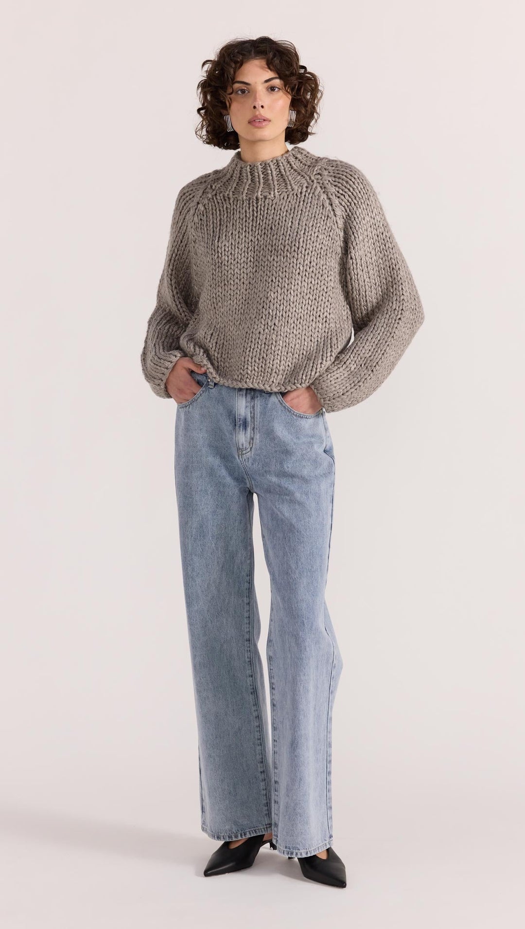 An elevated essential for the cooler months, the Monte Chunky Jumper in charcoal is a timeless knit with modern appeal.  Available from www.thecollectivenz.com