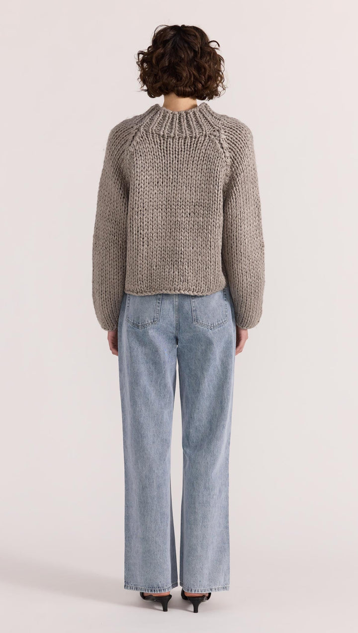 An elevated essential for the cooler months, the Monte Chunky Jumper in charcoal is a timeless knit with modern appeal.  Available from www.thecollectivenz.com