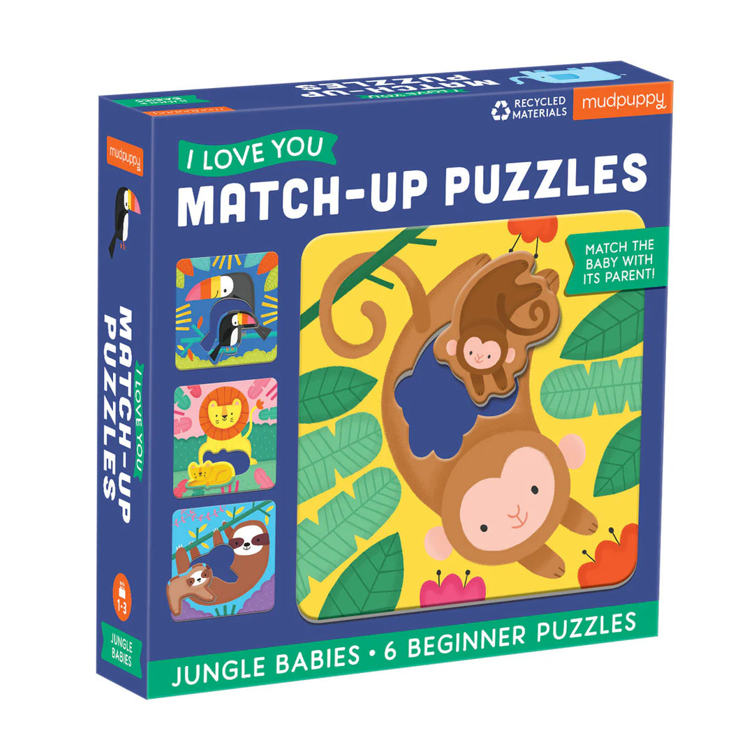 Jungle Babies Match-Up Puzzle