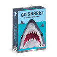 Box of 'Go Shark!' a Go Fish card game with a shark illustration on a white background