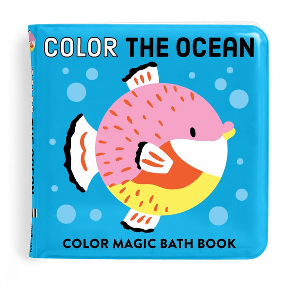 Mudpuppy color the ocean magic bath book available from www.thecollectivenz.com