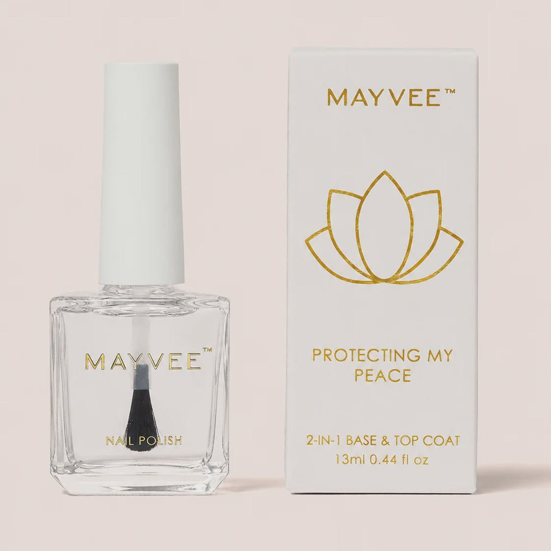 Protecting My Peace 2 in 1 base + Top Coat | Mayvee