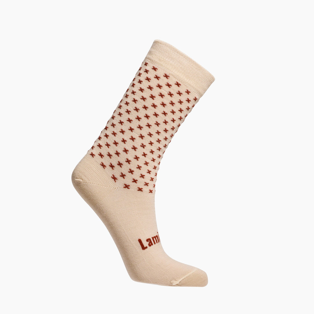 Womens Merino Lamington socks - Chai
