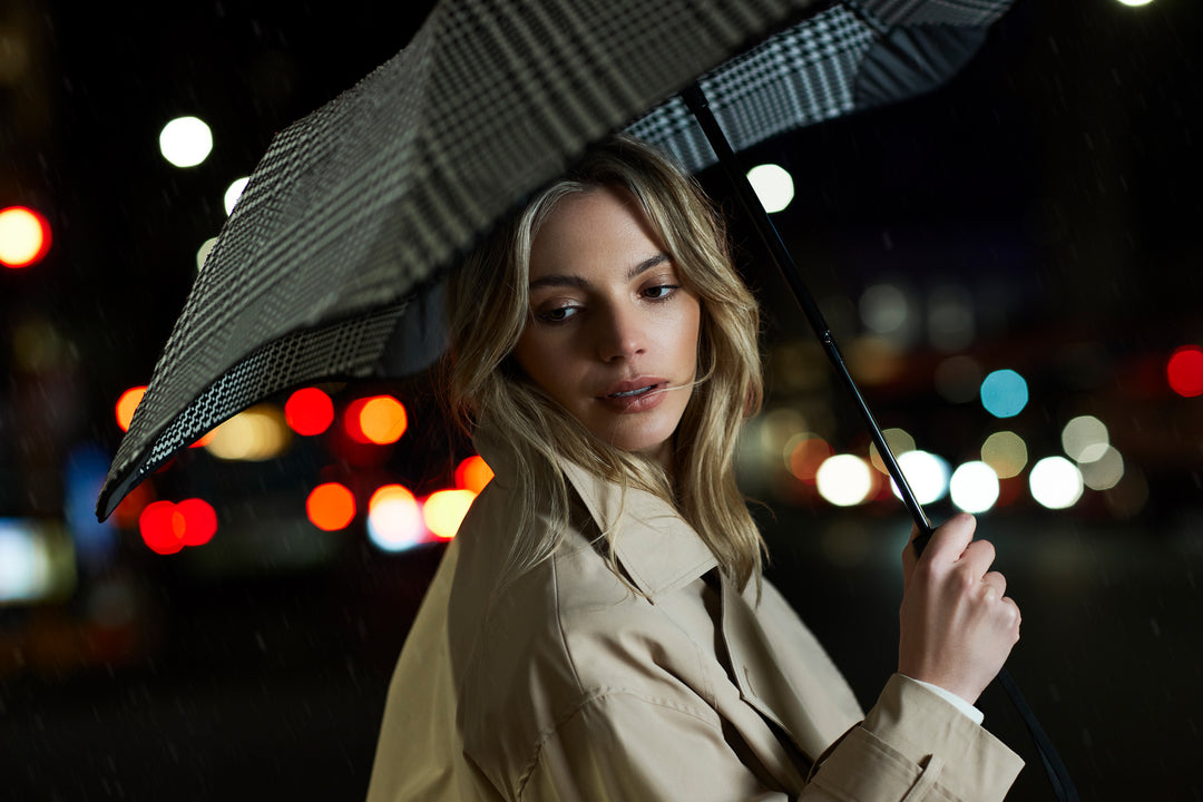 Blunt houndstooth metro umbrella available from www.thecollectivenz.com