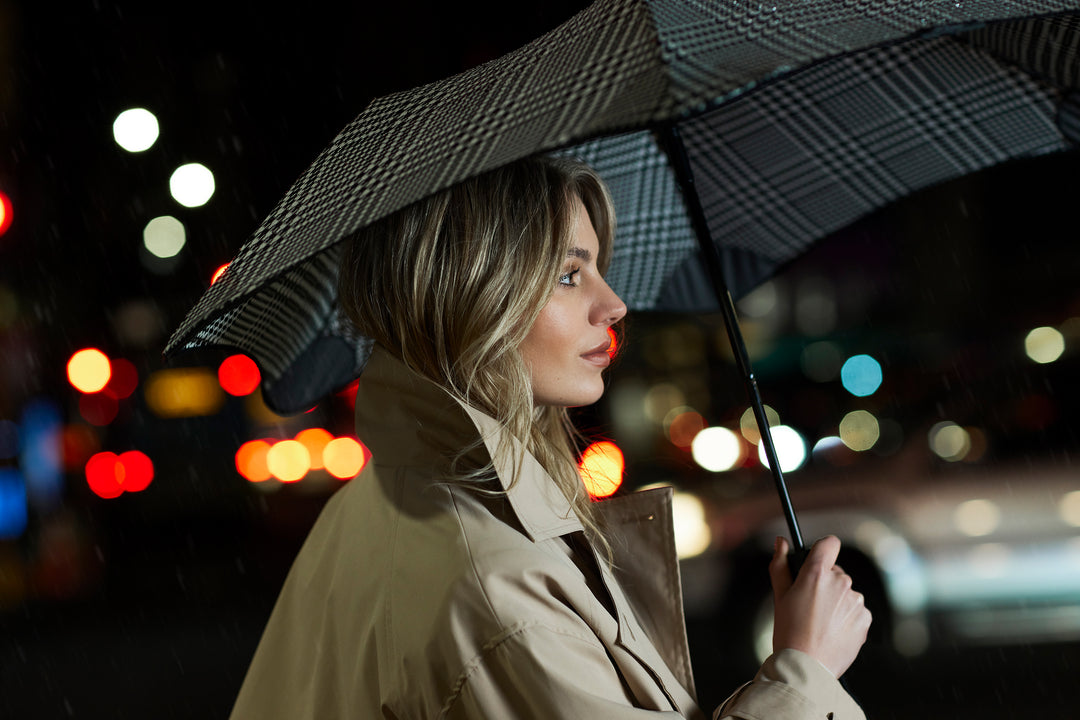 Blunt houndstooth metro umbrella available from www.thecollectivenz.com