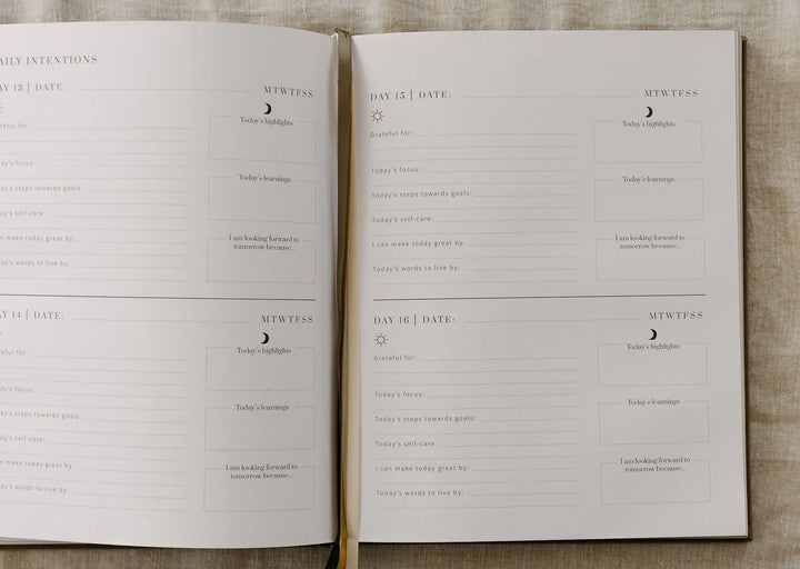 YOU, The Wellbeing Journal Sand | Olive + Page