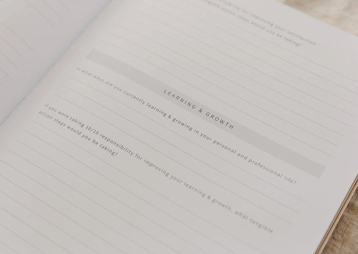 YOU, The Wellbeing Journal Sand | Olive + Page