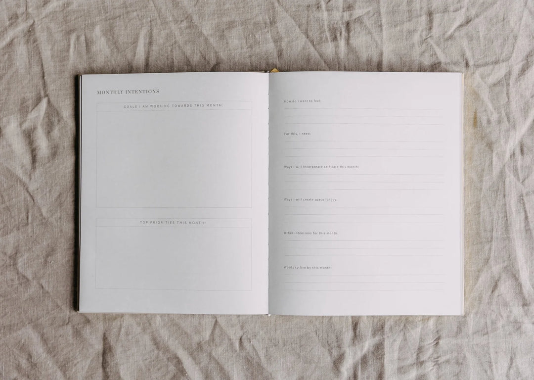 YOU, The Wellbeing Journal Sand | Olive + Page
