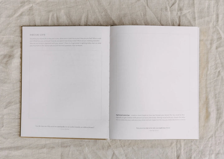 YOU, The Wellbeing Journal Sand | Olive + Page