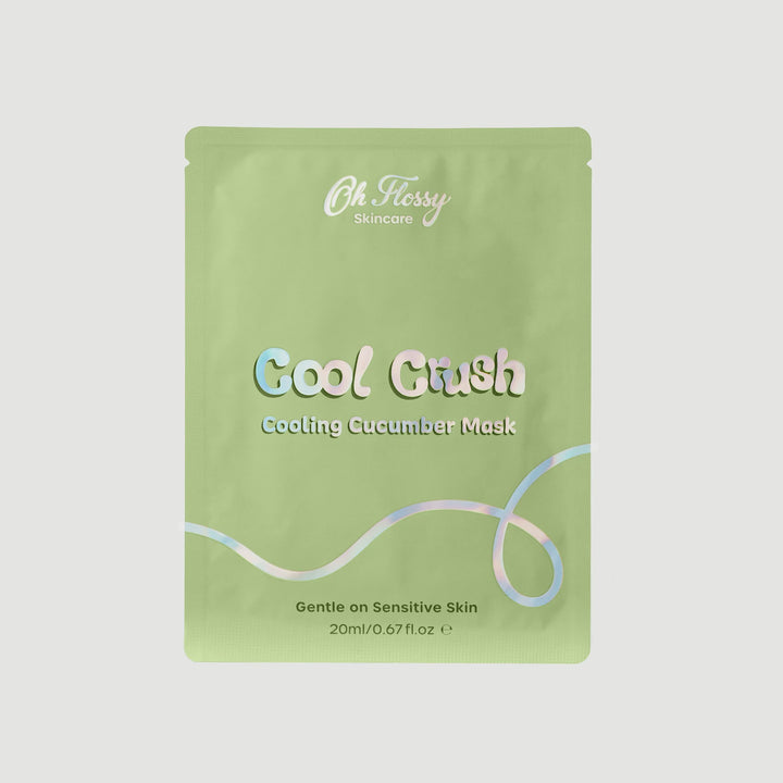 Oh Flossy Skincare | Cool Crush Cooling Cucumber Mask