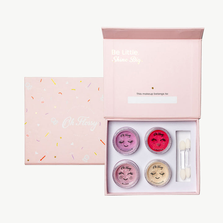 Oh Flossy mini makeup set available from www.thecollectivenz.com