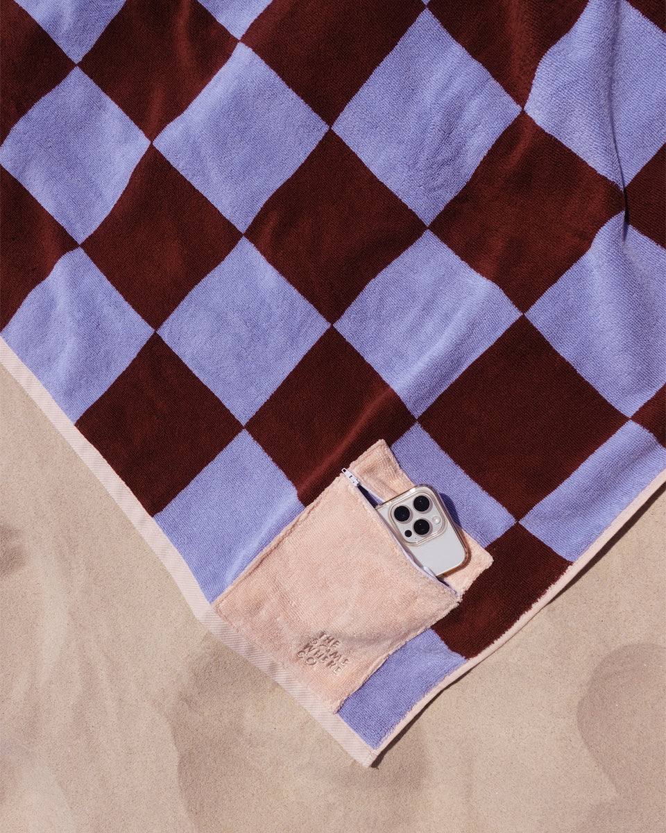 Iced Mocha beach towel