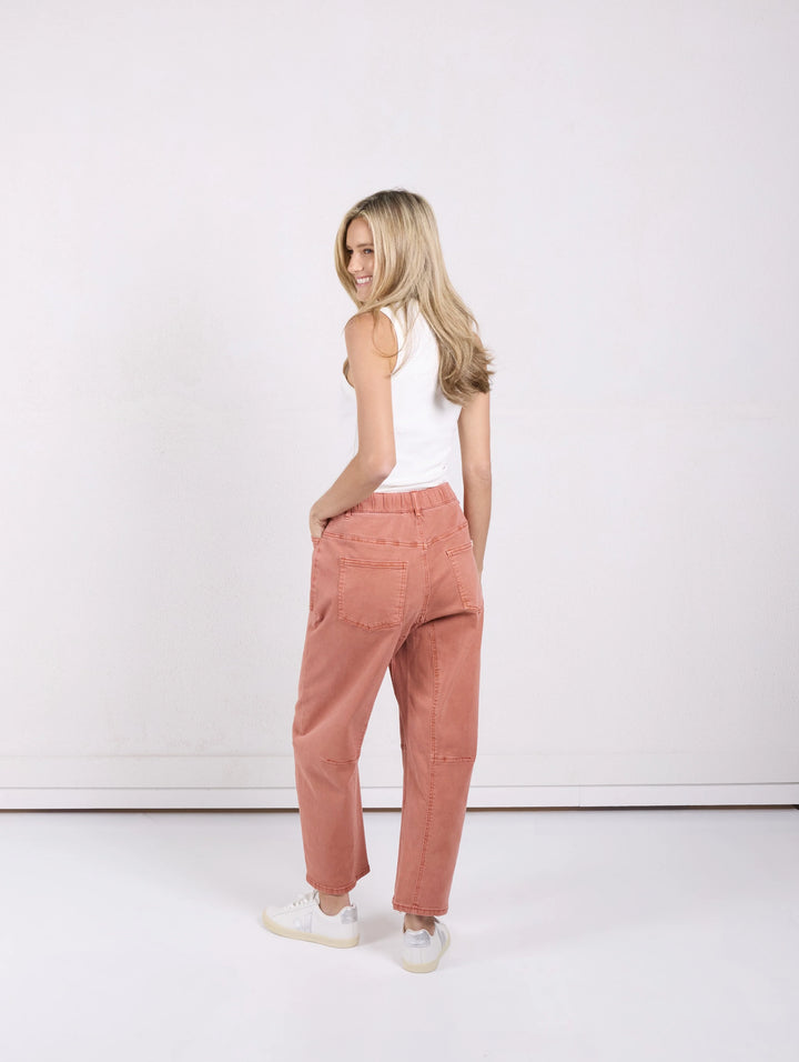 Monaco Carter Barrel Jeans - Brandy