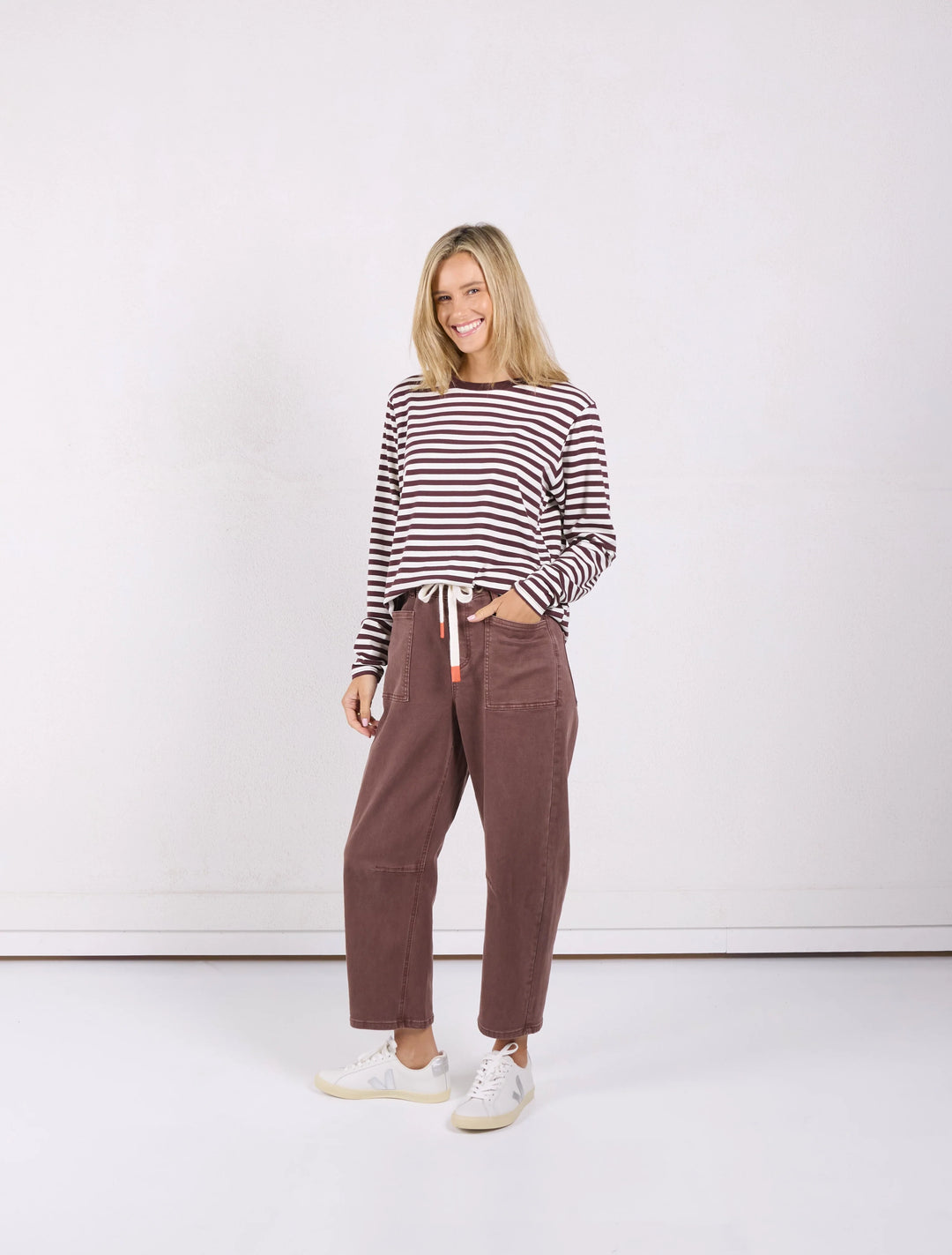 Monaco Carter Barrel Jeans - Chocolate