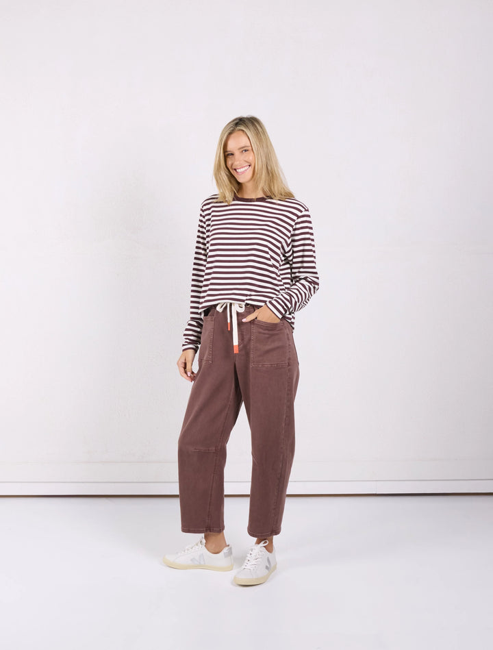 Monaco Carter Barrel Jeans - Chocolate