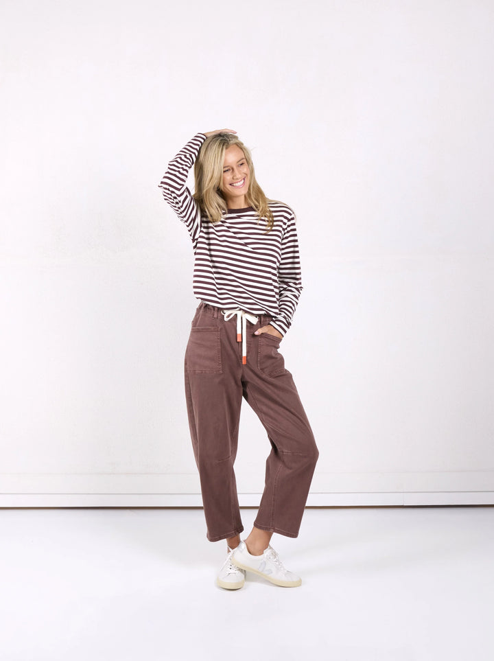 Monaco Carter Barrel Jeans - Chocolate