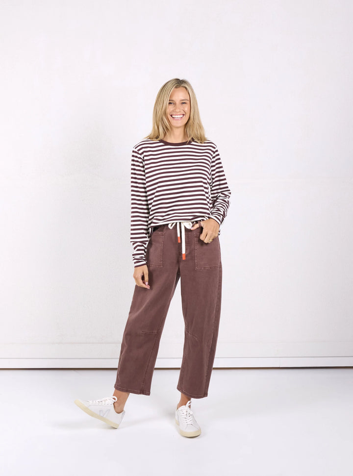 Monaco Carter Barrel Jeans - Chocolate