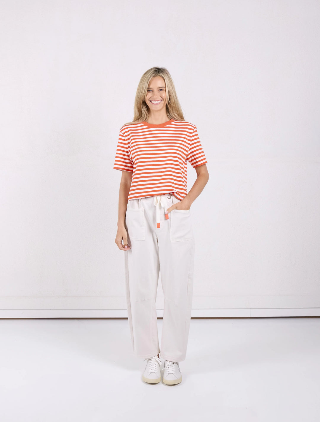 Monaco Carter Barrel Jeans - Sand