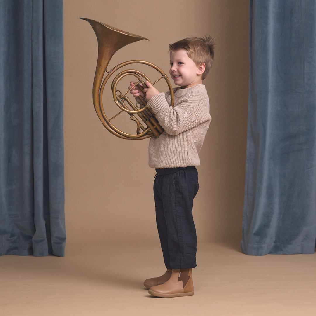 Big Kids Electric Boot - Tan