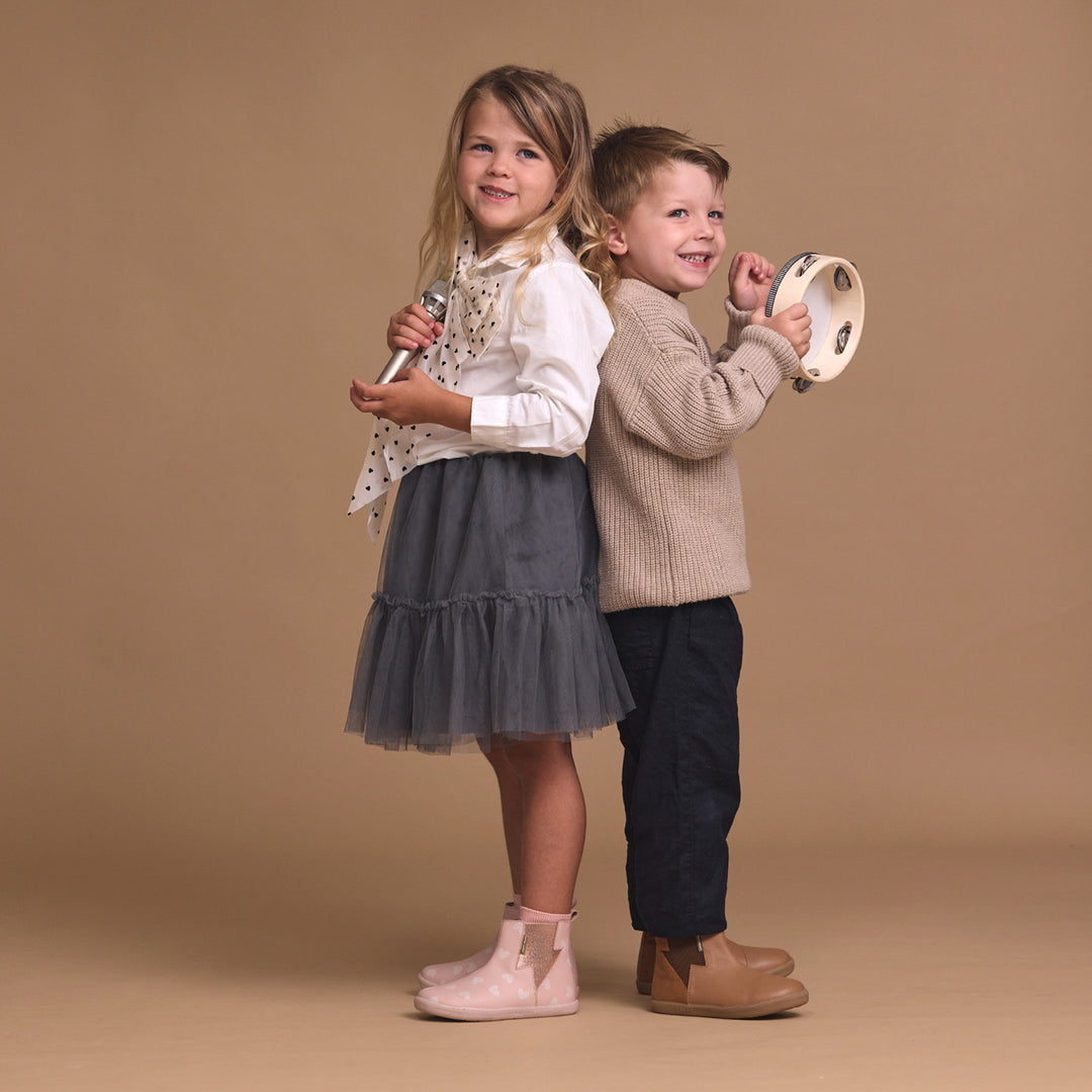 Big Kids Electric Boot - Tan