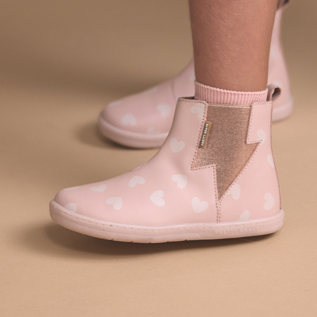 Little Kids Bolt Boots - Hearts