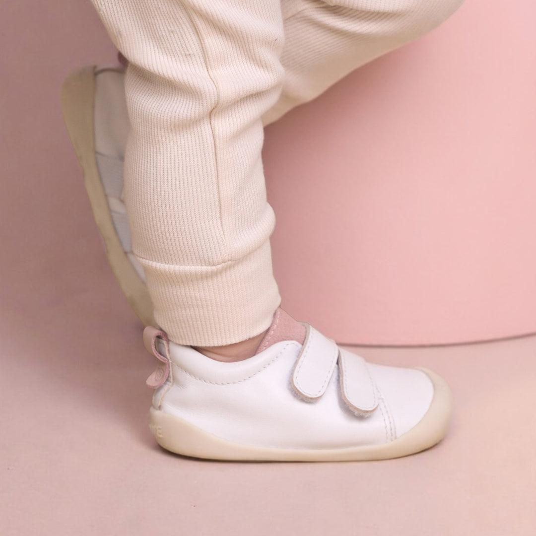 Toddler Toto Sneaker - White/Blush