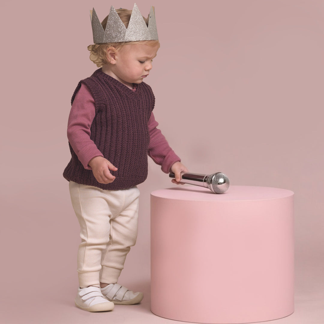 Toddler Toto Sneaker - White/Blush